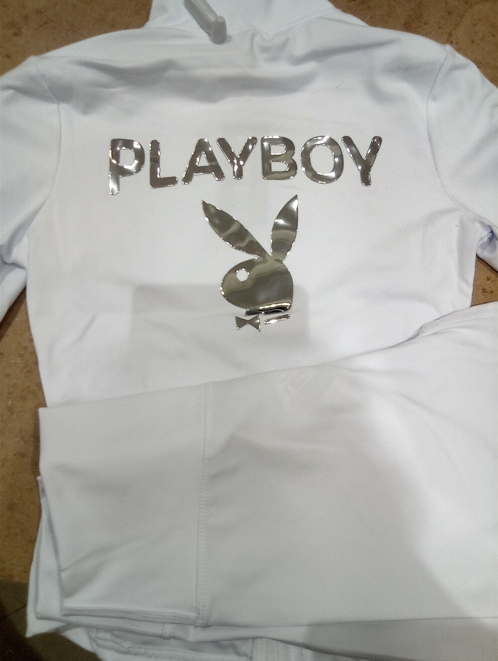 Playboy White Jacket & Shorts Bundle